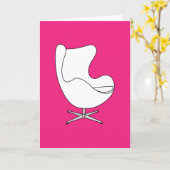 Lijnkunst van de eierstoel in 32 kleuren kaart (Gele Bloem)