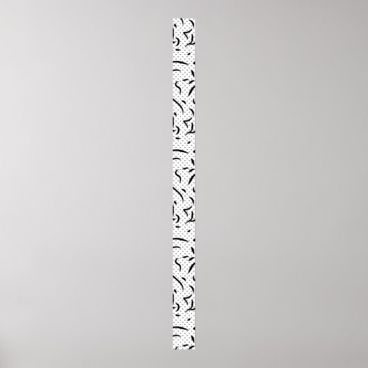 Lijnkunst, Vista White, alabaster Pedestal Sign Poster (Voorkant)