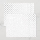 Lijnkunst, wit Lila Briefkaart (Voorkant / Achterkant)