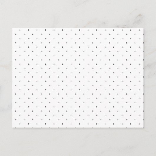 Lijnkunst, wit Lila Briefkaart (Voorkant)