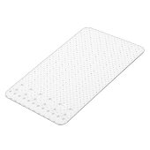 Lijnkunst, wit Lila Magneet (Linkerzijde)