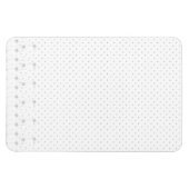 Lijnkunst, wit Lila Magneet (Horizontaal)