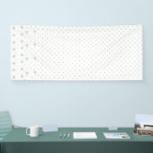 Lijnkunst, witte Lila banner (Beurs)