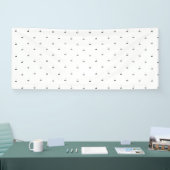 Lijnkunst, witte Lila vinylbanner Spandoek (Beurs)