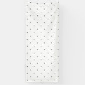 Lijnkunst, witte Lila vinylbanner Spandoek (Verticaal)