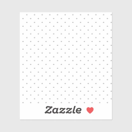 Lijnkunst, witte Lila vinylSticker met aangepaste Sticker (Vel)