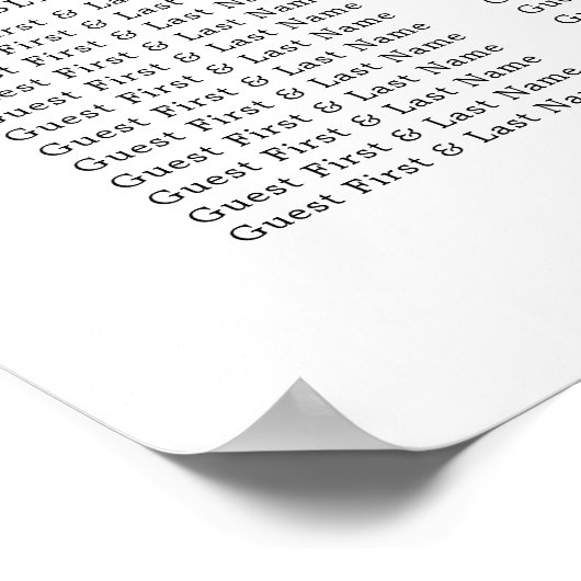 Lijnkunststoffluorientekaart Poster (Hoek)