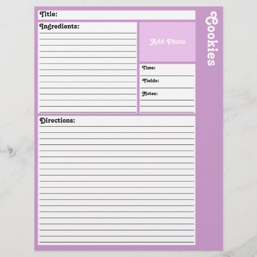 Lijnpagina's voor nuttige toepassing (licht Paars) (Voorkant)