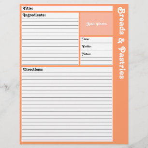 Lijnpagina's voor ontvangst (peach) flyer