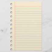 Lijnpapier Briefpapier (Voorkant)