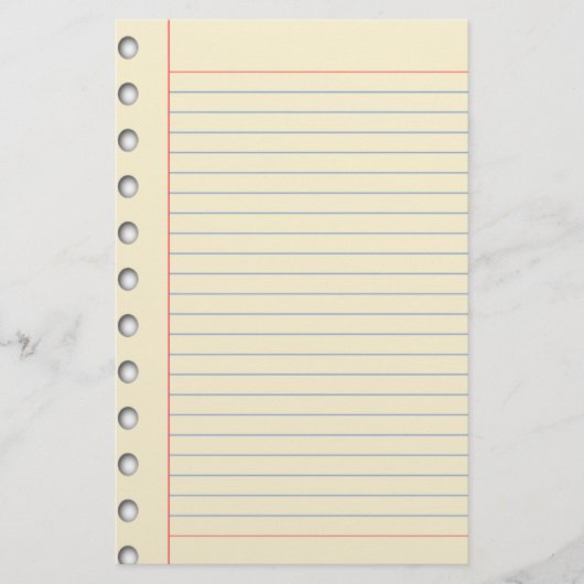 Lijnpapier Briefpapier (Voorkant)