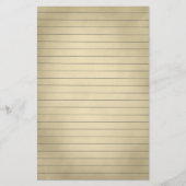 Lijnpapier in Grungy Brown Briefpapier (Voorkant)