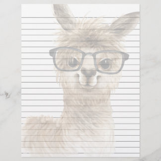 Lijnpapier met Smart Alpaca Letterhead Briefhoofd