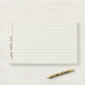 Lijnpapier voor laptops Extra grote opmerkingen na Post-it® Notes (Op bureau)