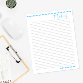 Lijnpapier voor notities | Baby Blue