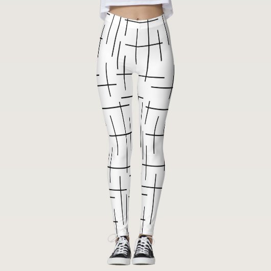 Lijnpatroon Leggings (Voorkant)
