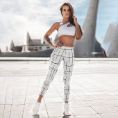Lijnpatroon Leggings