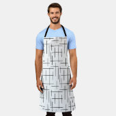 Lijnpatroon Schort (Gedragen)