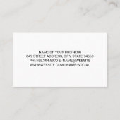 lijnpatroontrim | Textuurachtergrond Visitekaartje (Achterkant)