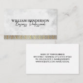 lijnpatroontrim | Textuurachtergrond Visitekaartje (Voorkant / Achterkant)