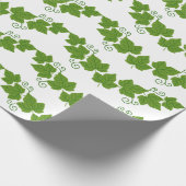 Lijnrand Ivy Leaf Cadeaupapier (Hoek)