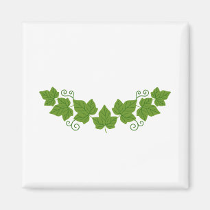Lijnrand Ivy Leaf Magneet