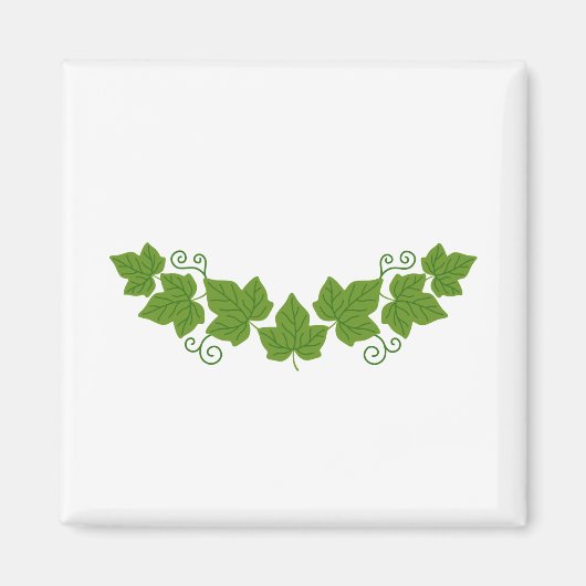 Lijnrand Ivy Leaf Magneet (Voorkant)