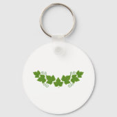 Lijnrand Ivy Leaf Sleutelhanger (Voorkant)