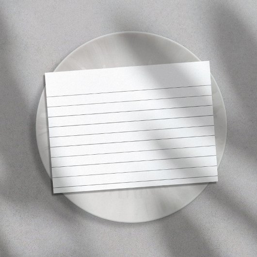 Lijnregelindex Notitiekaartje