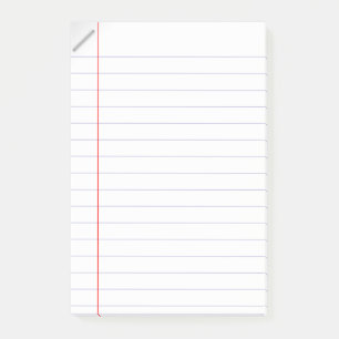 Lijnse notities voor laptoppapier na de introducti post-it® notes