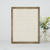 Lijnstationen met bruine rand (Staand voorkant)