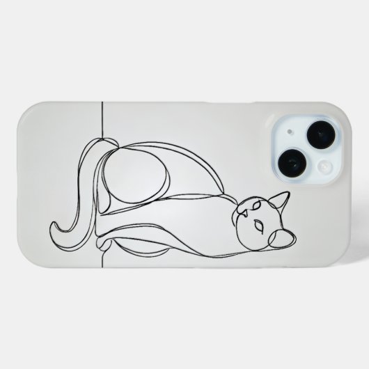 lijntekening Case-Mate iPhone case (Achterkant (horizontaal))