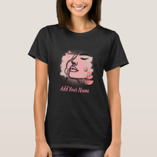 Lijntekening Gezicht Tshirt