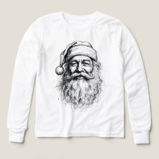 Lijntekening Kerstman