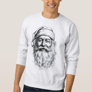 Lijntekening Kerstman Trui