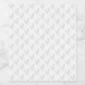 Lijntekening, Schelp, Harp Wijn Etiket (Enkel label)