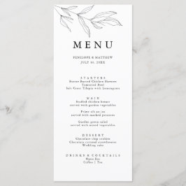 Lijntekening Schetsenvullingsmenu Menu