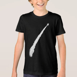 Lijntekening van dampstreep bij raketlancering Tri-Blend shirt