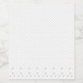 Lijntekening, Witte Sering Wijn Etiket (Enkel label)