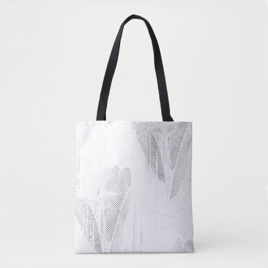 Lijntekening, Zeeschelp, Harp Tote Bag (Voorkant)