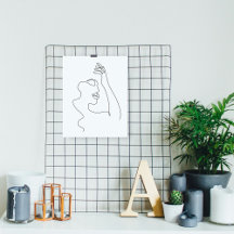 Lijntekening | Zwart-wit | Minimalistisch