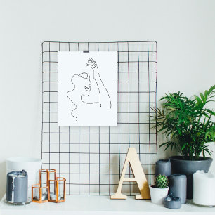 Lijntekening   Zwart-wit   Minimalistisch Poster