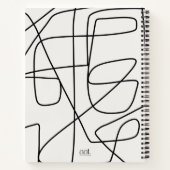 lijntekenjournaal notitieboek (Achterkant)