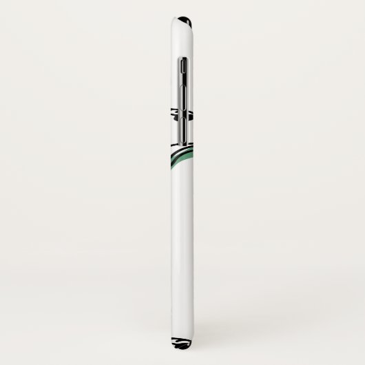 Lijntekenkat en bloemen Case-Mate iPhone case (Achterkant/links)