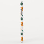 Lijntekenkat en bloemen Case-Mate iPhone case (Achterkant/rechts)