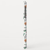 Lijntekenkat en bloemen Case-Mate iPhone case (Achterkant/links)