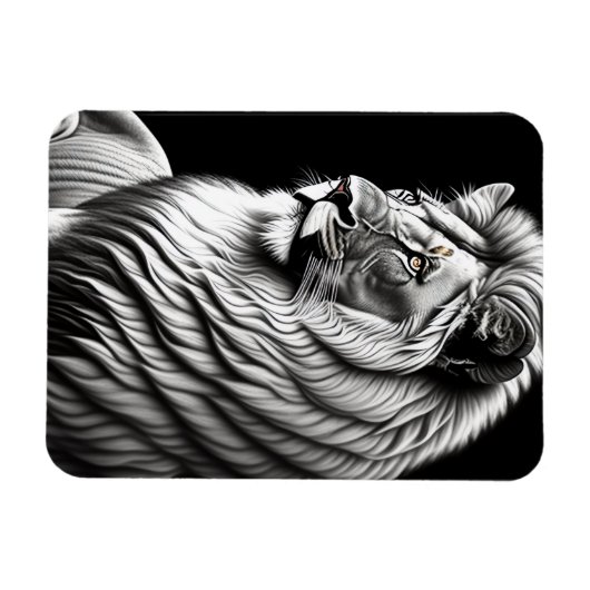 Lijntekenkunst Magneet (Horizontaal)