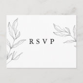 Lijntekenvulblad RSVP-Briefkaart Briefkaart (Voorkant)