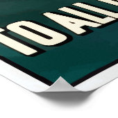 lijnvaart langs de oceaan poster (Hoek)