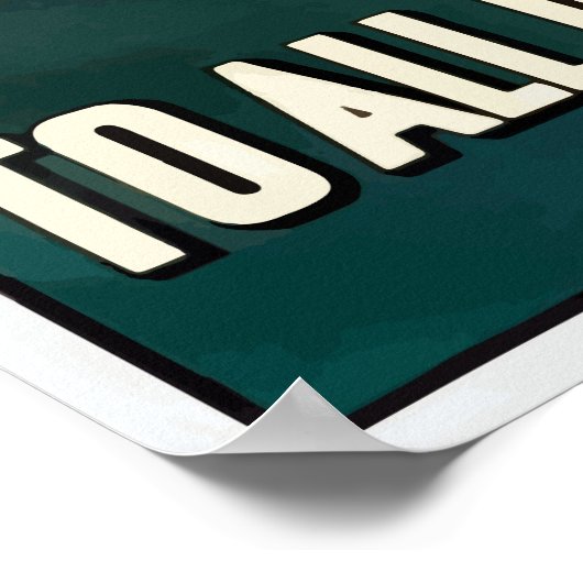  lijnvaart langs de oceaan poster (Hoek)